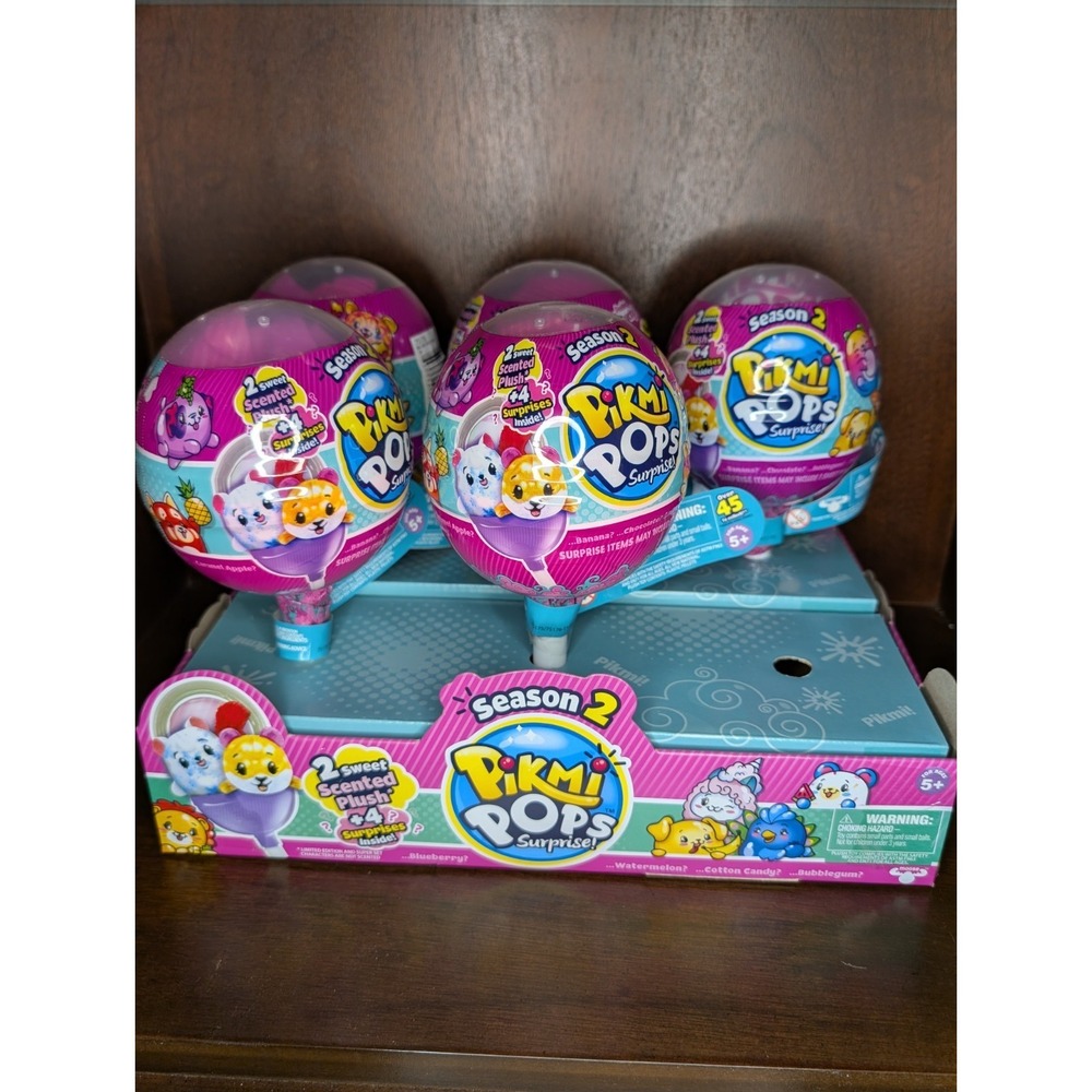 Pikmi Pop Surprise! Season 2 Set Of 5 With Display